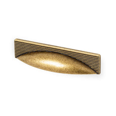 Castella Sorano Cup Pull Antique Brass 96mm - The Blue Space