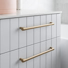 Castella Terrace Cabinet Pull Handle Brushed Brass - The Blue Space