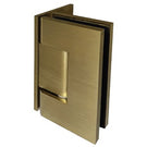CRL Perth Wall to Glass Offset Shower Screen Hinge Brushed Brass - The Blue Space