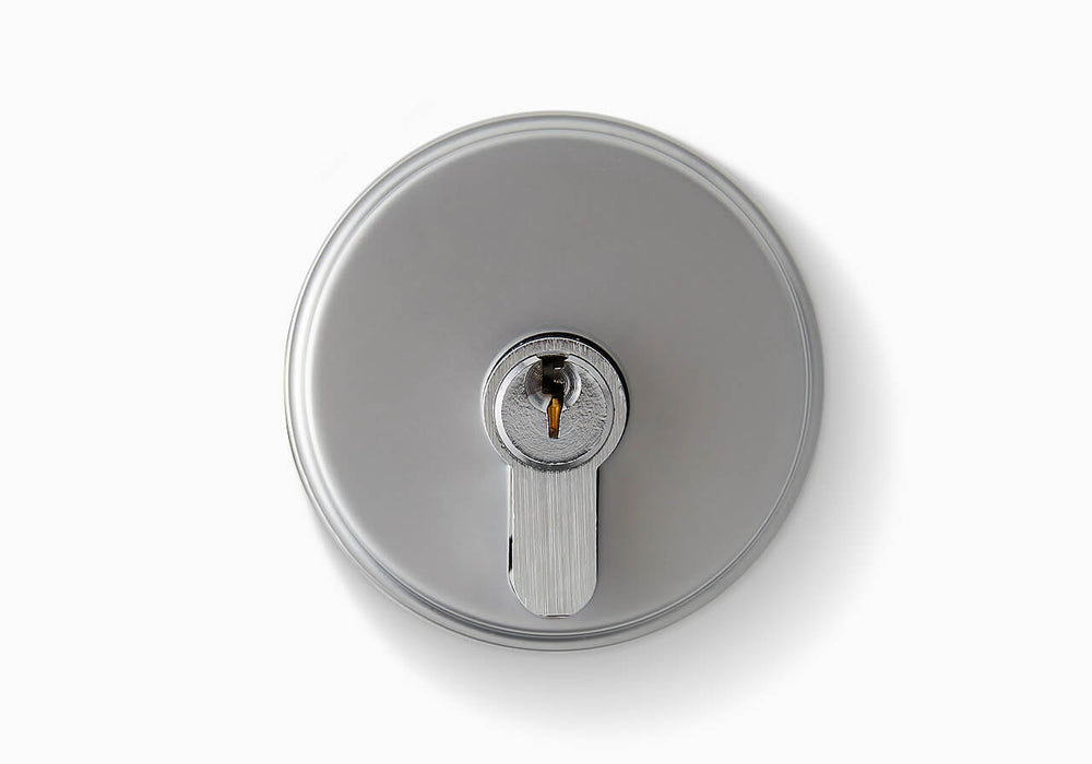 Delf Euro Double Cylinder Deadbolt ST Bright Chrome The Blue Space