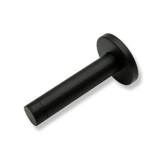 Delf Wall Stop Round 93mm Matte Black - The Blue Space
