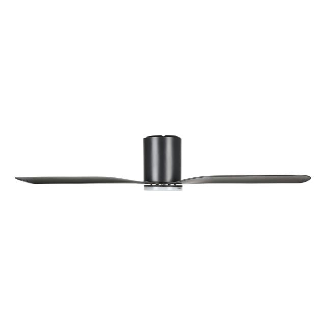 Side Eglo Iluka 52 Inch DC Fan 18W LED Tri-Col Black Hugger 20538302 - The Blue Space