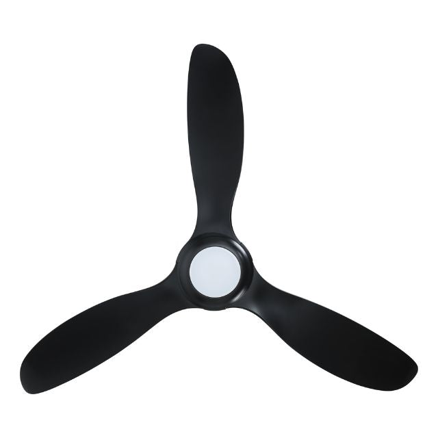 Below Eglo Kurrawa 60 Inch DC Fan 20W LED Tri-Col Black 20618802 - The Blue Space