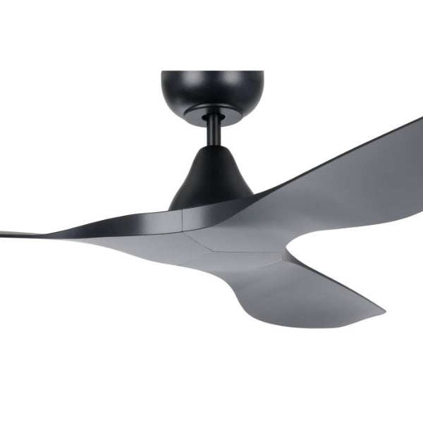 Eglo Surf 48in 122cm Ceiling Fan - Black | The Blue Space