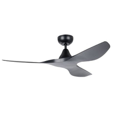  Eglo Surf 48in 122cm Ceiling Fan - Black | The Blue Space