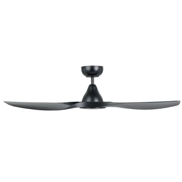 Eglo Surf 48in 122cm Ceiling Fan with 20W LED CCT Light - Black | The Blue Space