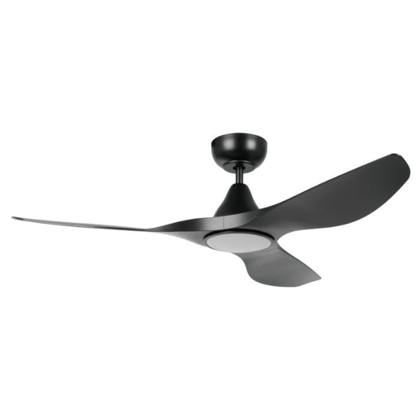 Eglo Surf 48 DC Ceiling Fan with LED Light Black
