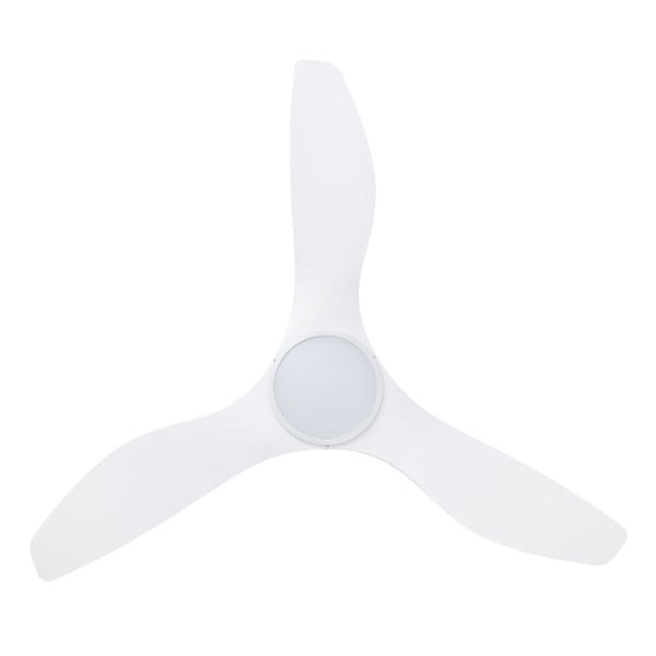 Eglo Surf 48in 122cm Ceiling Fan with 20W LED CCT Light - White | The Blue Space
