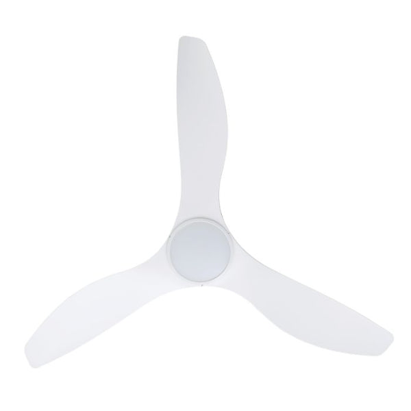 Eglo Surf 52in 132cm Ceiling Fan with 20W LED CCT Light - White | The Blue Space