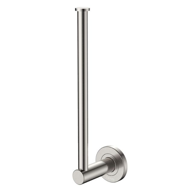 Fienza Kaya Dual Purpose Towel Rail/Toilet Roll Holder Brushed Nickel