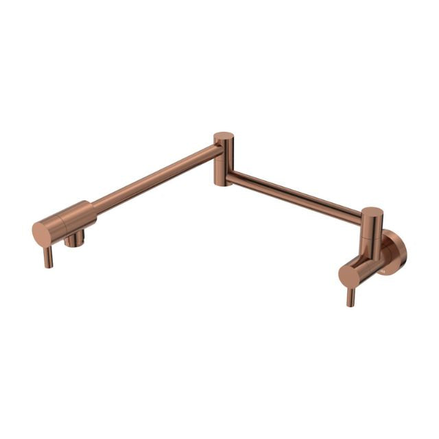 Fienza Kaya Pot Filler Wall Mixer Brushed Copper