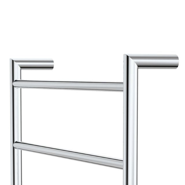 Fienza Kaya Round Heated Towel Rail 600X1200X100mm 9 Bars Chrome