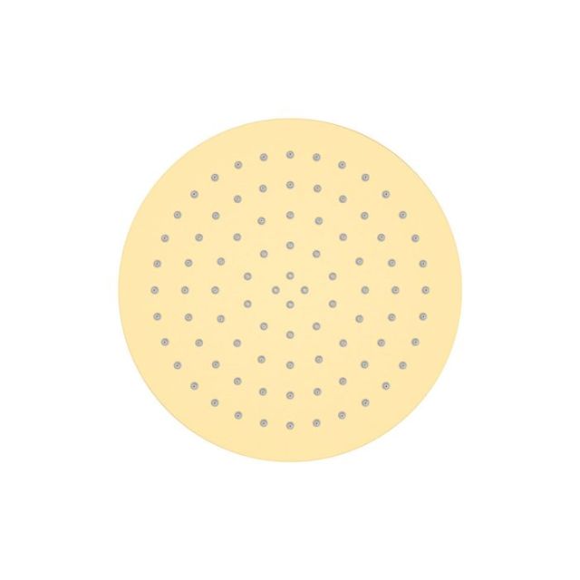 Bottom Fienza Kaya Round Shower Head 250mm Urban Brass 411125UB - The Blue Space