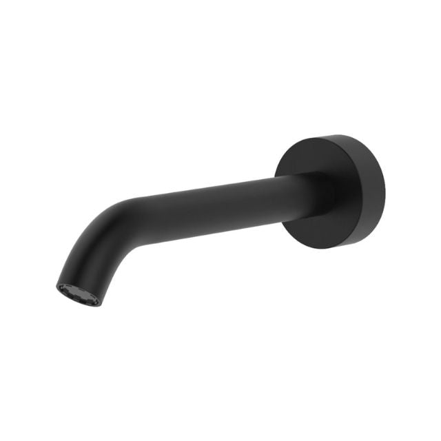 Fienza Kaya Wall Basin/Bath 180Mm Outlet With Plate Matte Black