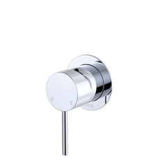 Fienza Kaya Wall Mixer Small Round Plate Chrome 228101 - The Blue Space