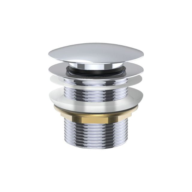 Fienza Universal Pull-Out/Pop-Up Brass Cap Bath Waste Non Overflow Chrome