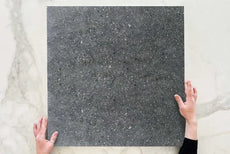 Dark Grey Frankie Polished Concrete Look Tile Matte R10 300 x 600 x 10mm Porcelain