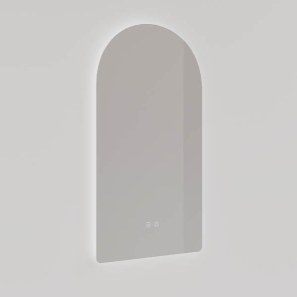 Ingrain Arch Frameless Backlit LED Mirror 500 x 900mm