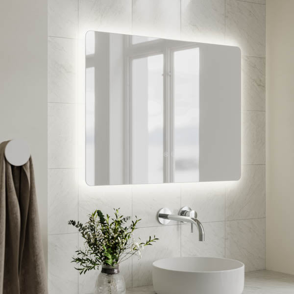 Ingrain Rectangle Frameless Backlit LED Mirror 600mm by 800mm