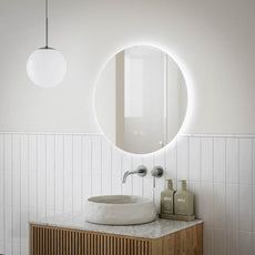 INCRM60 | Ingrain 600mm Round Backlit Mirror with Touch Sensor and Demister Pad - Frameless