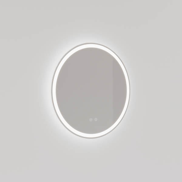 INDRM60 | Ingrain 600mm Round Mirror Frontlit and Backlit with Touch Sensor and Demister Pad - Frameless | Product Image