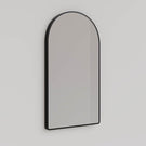 INLAM5090-MB | Ingrain 500mm by 900mm Arch Shaped Mirror with Matt Black Frame | Product Image