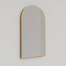 INLAM5090-BB | Ingrain 500mm by 900mm Arch Shaped Mirror with Brushed Brass Frame | Product Image