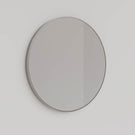 INGRM80-BN | Ingrain 800mm Round Brushed Nickel Aluminum Framed Mirror | Product Image
