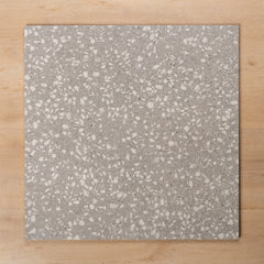 Island Terrazzo Grey Matt P4 Porcelain Tile 600x600mm