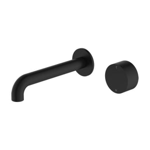 Nero Kara Progressive Wall Basin/Bath Set 120mm Matte Black
