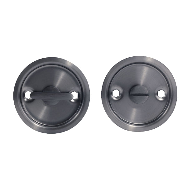 Lockwood Vivid Cavity Slider Privacy Set Gunmetal | The Blue Space