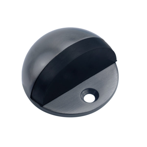 Lockwood Vivid Half Moon Door Stop Gunmetal | The Blue Space
