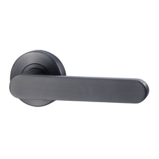 Lockwood Vivid V3 Dummy Lever Handle Round Rose Gunmetal | The Blue Space