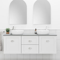 Marquis Provincial Wall Hung Vanity Front View - The Blue Space