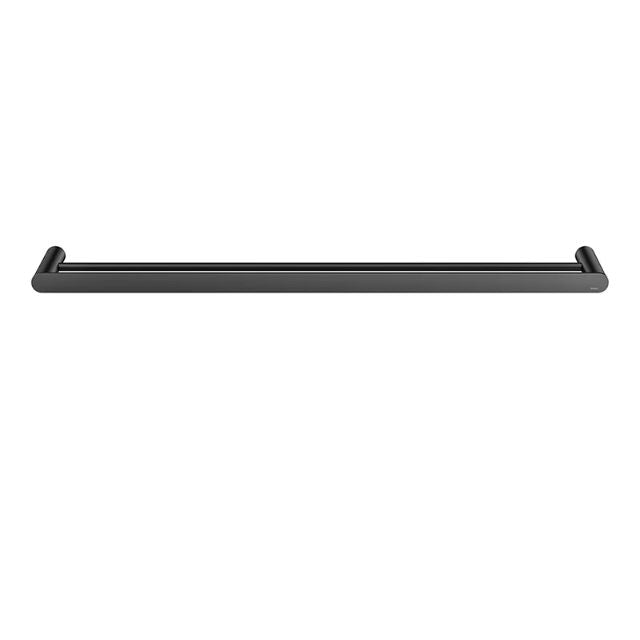 Meir Curvaé Double Towel Rail 800mm Matte Black