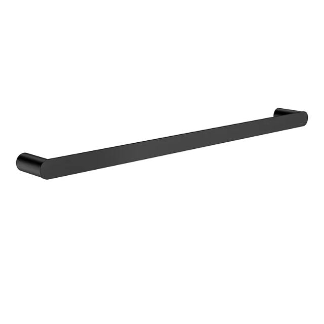 Meir Curvaé Single Towel Rail 600mm Matte Black