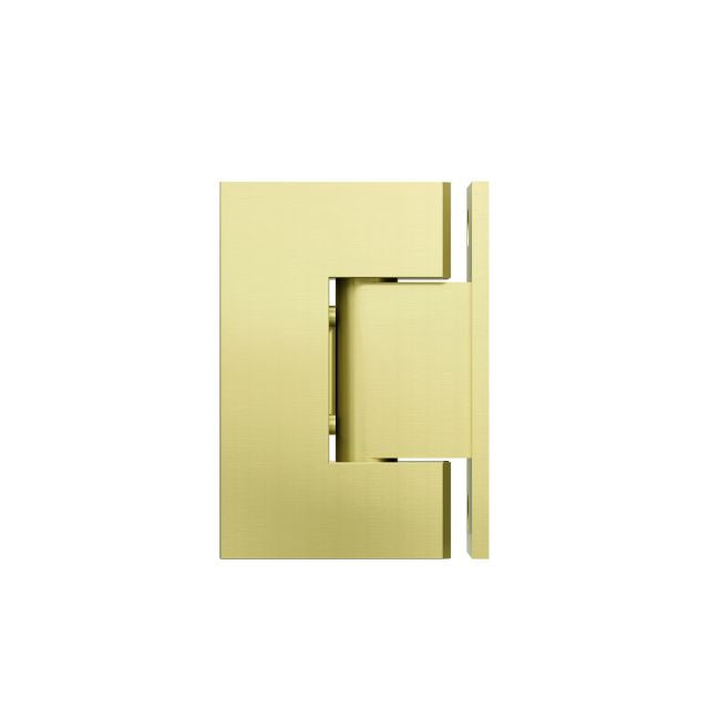 Meir Glass to Wall Shower Door Hinge Tiger Bronze