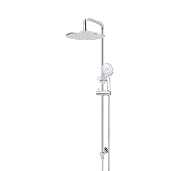 Meir Round Combination Shower Rail 300mm, 3 Function Hand Shower Chrome