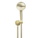 Meir Round 3 Function Hand Shower on Swivel Bracket in Tiger Bronze, easy installation - The Blue Space