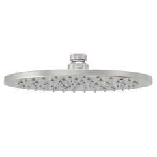 Meir Round Rain Shower Head 200mm Brushed Nickel - The Blue Space 