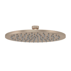 Meir Round Shower Rose 200mm  Champagne | The Blue Space