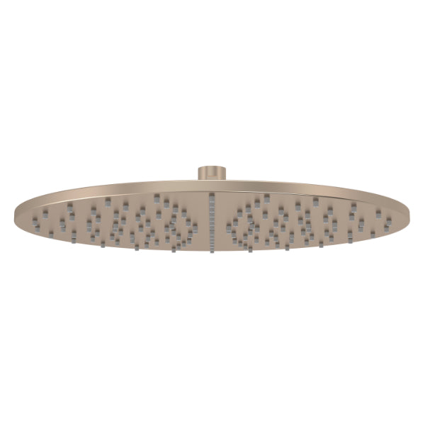 Meir Round Shower Rose 300mm  Champagne | The Blue Space