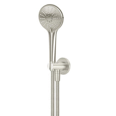 Meir Round 3 Function Hand Shower on Fixed Bracket Brushed Nickel - The Blue Space