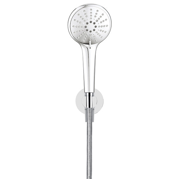 Meir Round 3 Function Hand Shower on Fixed Bracket Chrome