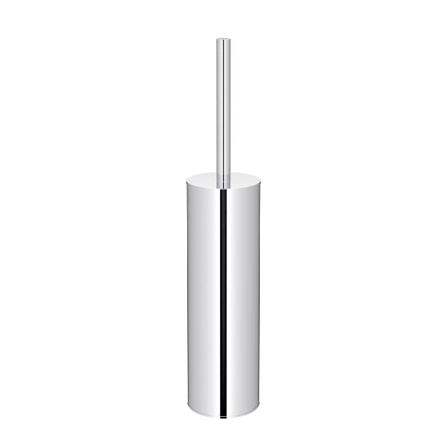 Buy Meir Round Toilet Brush and Holder Chrome MTO02N-R-C - The Blue Space