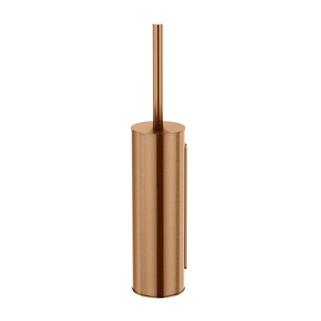 Buy Meir Round Toilet Brush and Holder Lustre Bronze MTO02N-R-PVDBZ - The Blue Space