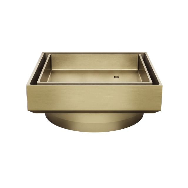 Meir Shower Waste with Tile Insert Tiger Bronze