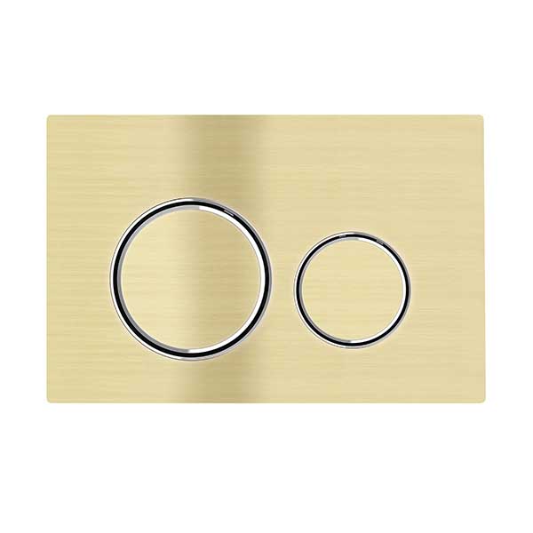 Meir Sigma 21 Dual Flush Plate by Geberit - Tiger Bronze