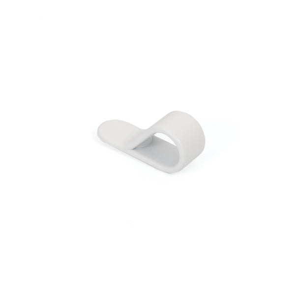 Momo Handles Belt Loop Knob Matte White | The Blue Space