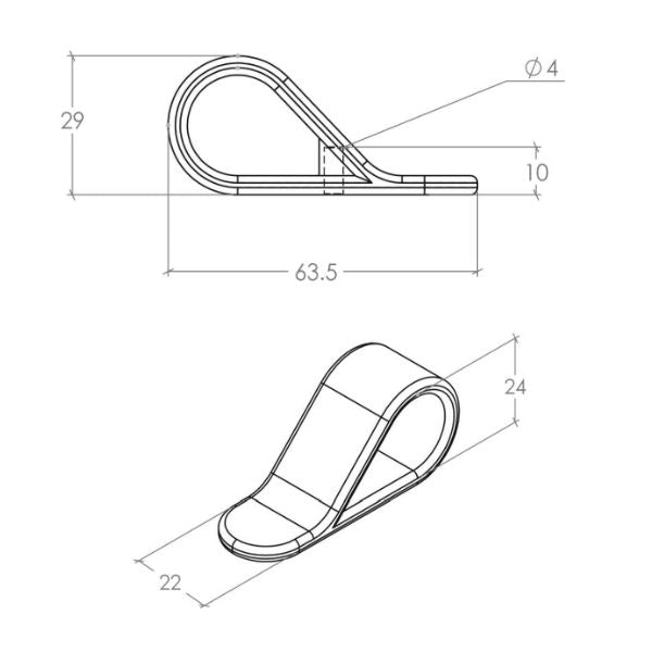 Momo Handles Belt Loop Knob Mocca